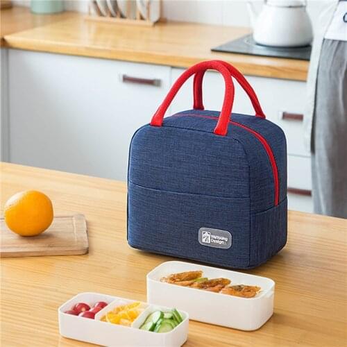 Lunch Box Bag Ice Pack Bento Box Food Container Insulation Package Thermal Food Picnic Bags Pouch For Women Girl Kids Children