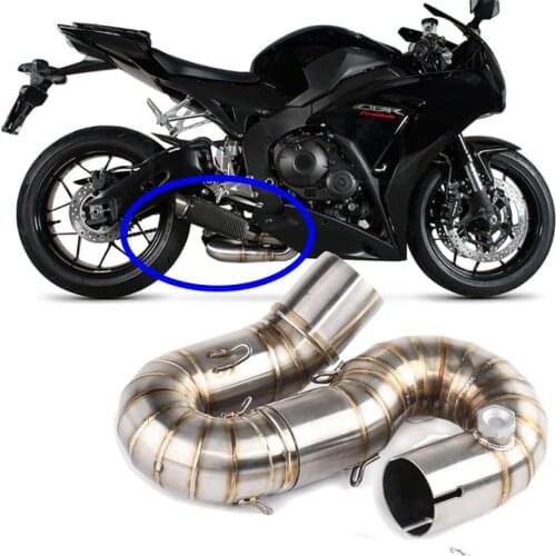 Motorcycle Exhaust Systems Muffler Middle Link Pipe For Honda CBR1000RR CBR 1000 2008 2009 2010 2011 2013 2014 2015 2016 Year