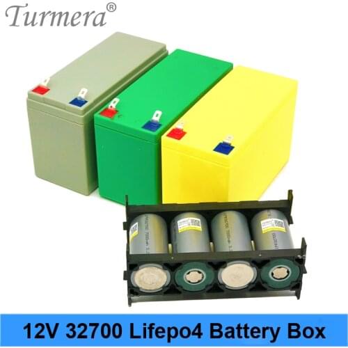 Battery Storage Box 32650 32700 Lifepo4 with 1x4 Bracket for 12V 7Ah Uninterrupted Power Supply and E-bike Battery Use Turmera