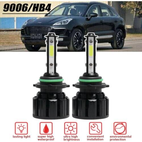 2PCS LED Headlight Bulb H4 H7 H11 9005 9006 X16 Fog Light Car Driving Lamp 6000K 8000LM Car Light