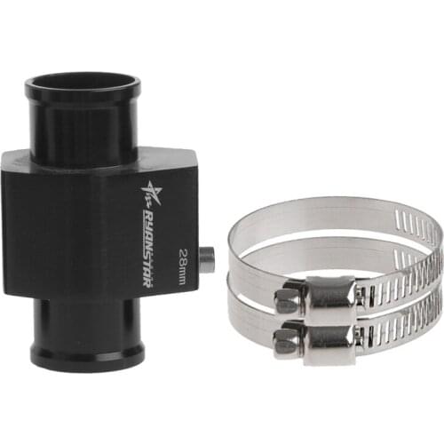 34mm Water Temp Temperature Joint Pipe Sensor Gauge Radiator Hose Adapter F19A