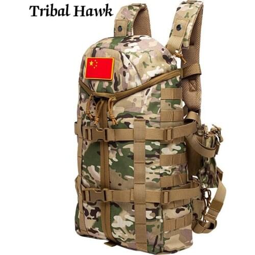 Army Backpack Tactical Military Molle Assault Airsoft Rucksack Combat Outdoor Multi-function Hiking Camping Hunting Shooting Bag