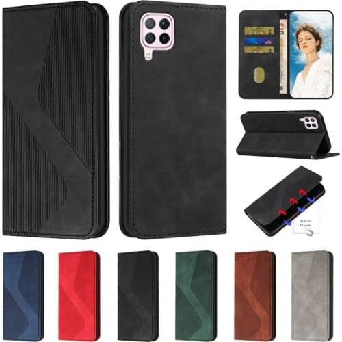 Huawei P40 Lite Case Magnetic Leather Flip Cover on For Funda Huawei P40 Lite E P 40 P40Lite E Pro Wallet Phone Case Bag Coque