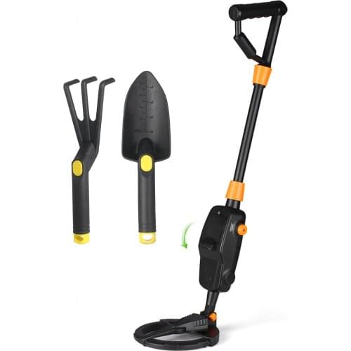 Children Lightweight Handheld Metal Detector Gold Digger Treasure Hunter Tracker Seeker with Waterproof Search Coil for Kids