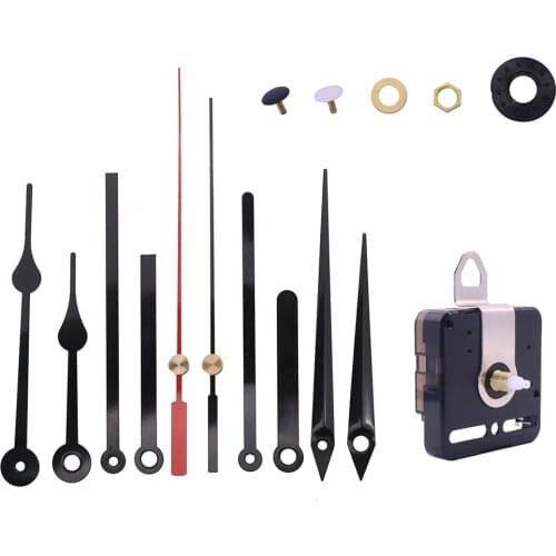 DIY Silent Quartz Movement Wall Clock Motor Mechanism Long Spindle Repair