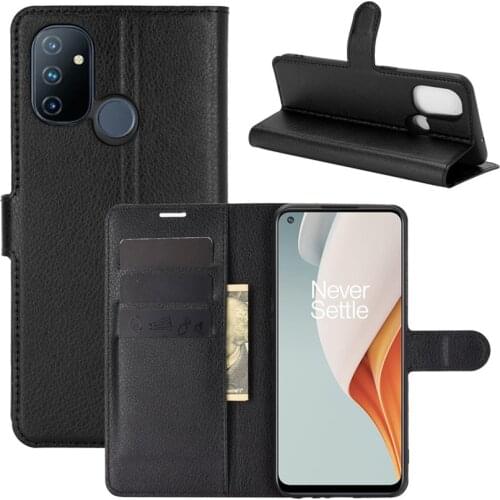 For Oneplus Nord N100 Case Flip Cases For Oneplus Nord N100 High Quality Leather Stand Cover With Card Holder