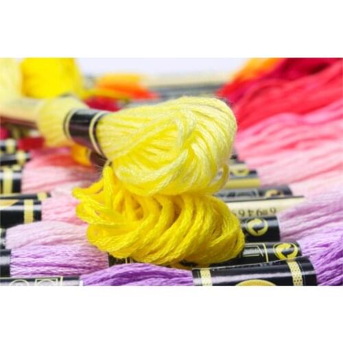 Cross Stitch threads The two label cxc Style 10PCS Cross Stitch Cotton Embroidery Thread Floss Sewing Skeins Craft Colors 9-5