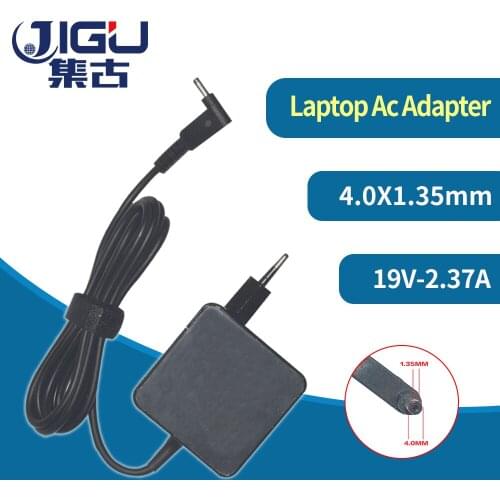 JIGU 19V 2.37A 4.0*1.35mm Laptop Charger AC Adapter Power For Asus UX31A UX21A U305F A556U U3000 TAICHI21 X451CA
