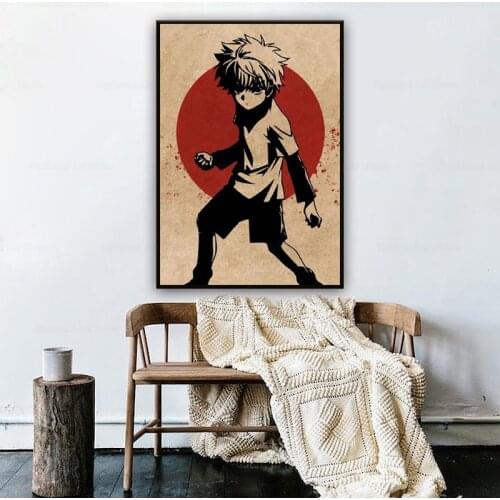 Killua Zoldyck HxH Anime Art Canvas Poster Prints Home Wall Decor Painting