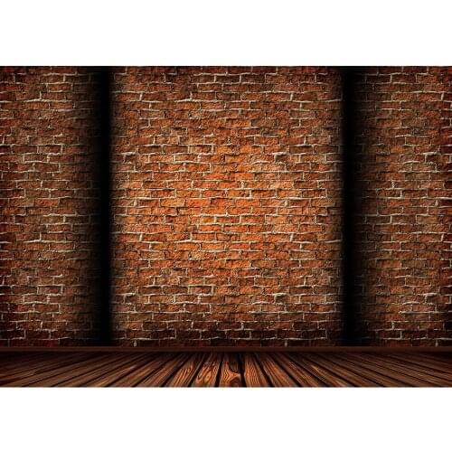 Brick Wall Wooden Floor Photo Background Customized Backdrops Photography Props for Children Baby Toy Pets Portrait Photobooth