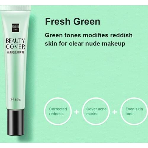 Conceal Cream Green Purple Light Yellow Correctors BB Cream Base Cream Moisturizing Brighten Skin Colour BB Cream And CC Cream