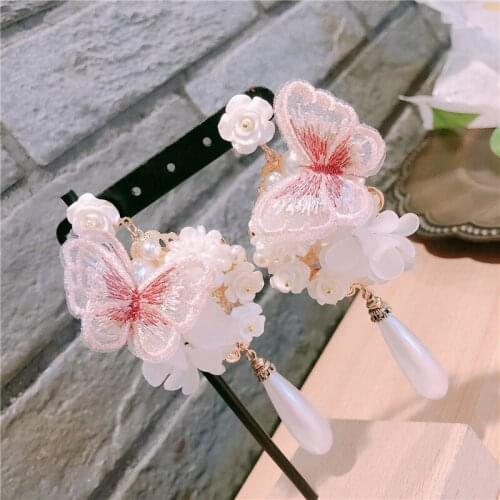Fashion Butterfly Pearl Flower Big Earrings For Women 2020 New Jewelry Personality Statement Drop Dangle Earrings Gifts