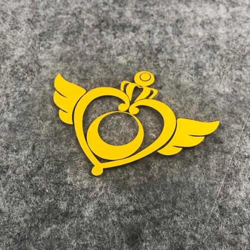 Car Styling Oil Tank Stickers Auto Whole Body Tail Chassis Decal Reflective for Cartoon Sailor Moon Hare Crown Wings