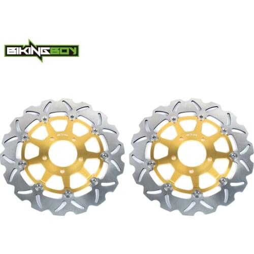 BIKINGBOY Front Brake Discs Disks Rotors For Suzuki GSXR 1000 03 04 K3 K4 GSX-R 600 750 04 05 K4 K5 300mm Motorcycle Stainless
