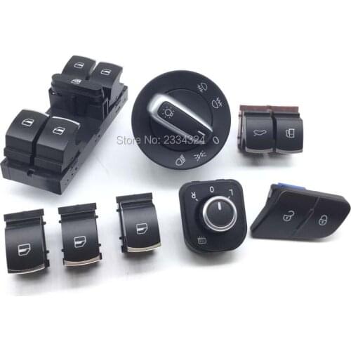 Window headlight mirror switch for VW Passat 5ND941431A,3C8941431C,35D959903,3C0962125B,5ND 959 565B,5K4 959 857,5K0 959 855