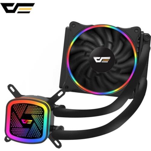DarkFlash PC Case AIO Liquid Water Cooling Radiator integrated Fluid Cooling CPU Cooler With RGB fan for LGA AM4/2011/1366/115X