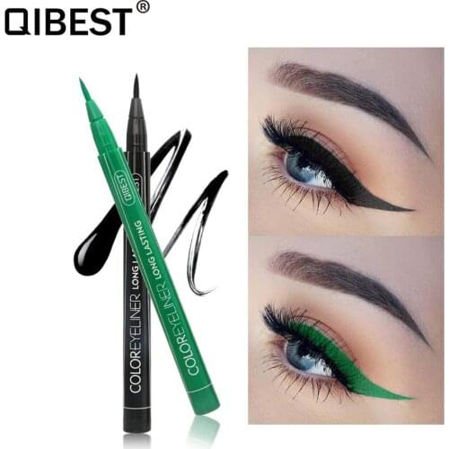12 Color Waterproof Eyeliner Pencil Colorful Eye Liner 24H Long Lasting Eyes Makeup Pigment Liquid Eyeliner Pen Cosmetics