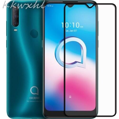 9H Tempered Glass For Alcatel 1S 2020 Full GULE Cover 9H Protective film case Screen Protector lens For Alcatel 1V 3L 2020 glass