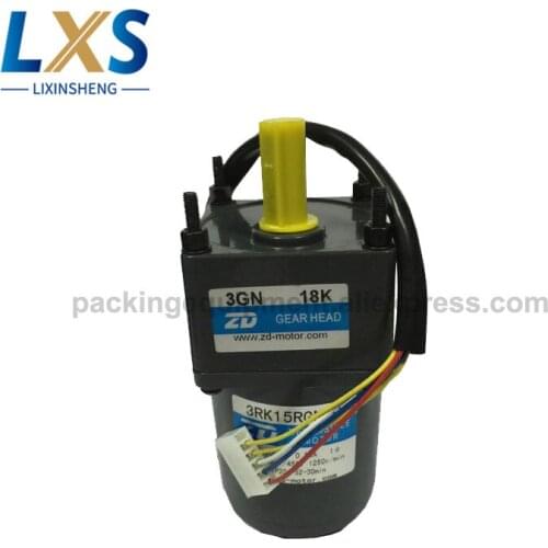 ZD AC Speed Motor 15W Single-phase 220V 3RK15RGN-C-3GN18K Reversible Motor