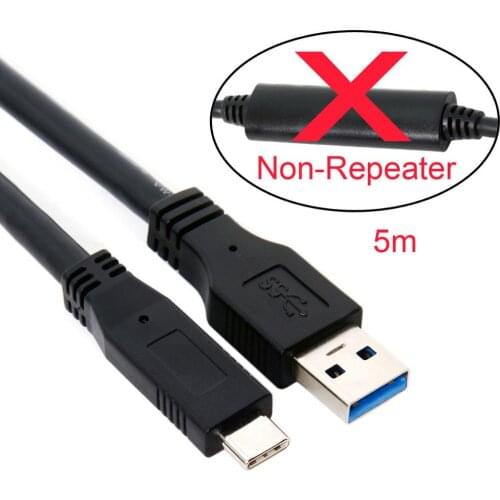 10m 8m 5m USB-C USB 3.1 Type C Male to USB3.0 Type A Male Data GL3523 Repeater Cable for Tablet & Phone & Hard Disk Drive