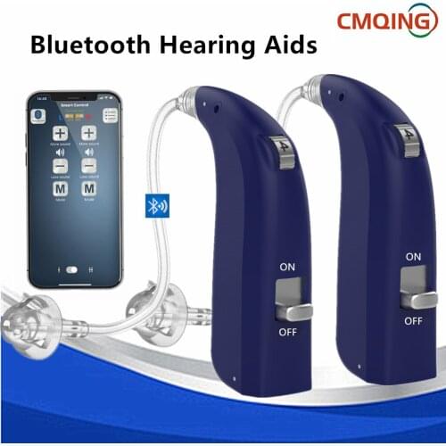 2021 Bluetooth 5.0 Invisible Hearing Aid Rechargeable Digital Audifonos Ear Sound Amplifier Enhancer слуховой аппарат Call Music