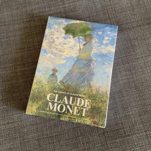 30 sheets/Pack Claude Monet Oil Painting Postcard vintage Paintings Greeting Card wish Card Fashion Gift