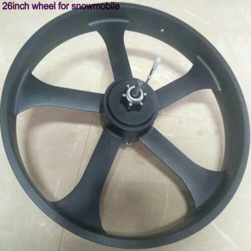 36v48v60v500w750w1200w 26inch Brushless DC Gear Motor+Wheel Electric Bike Accessory Snowmobile MTB Intelligent MOTORbike Part