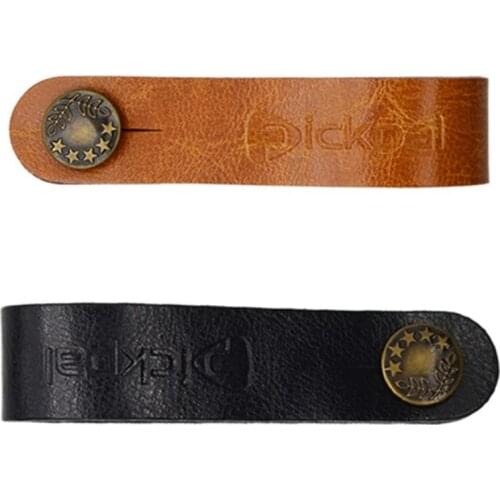 PICKPAL Acoustic Guitar / Electric Guitar Leather Guitar Neck With Guitar Strap Piano Head Lock String Guitar Accessories