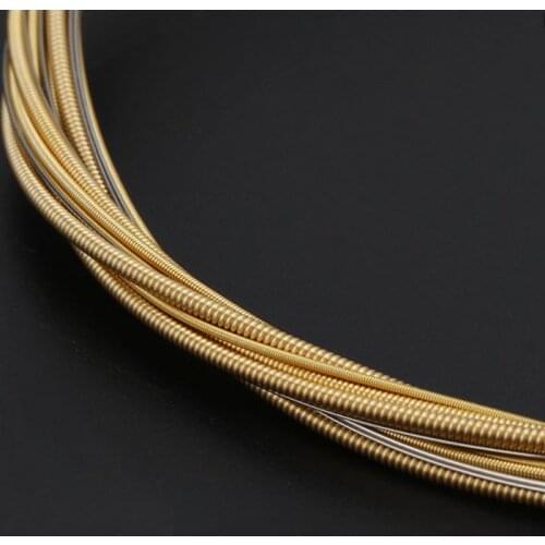 Alice AW432 6pcs/set Acoustic Guitar Strings 011-052/012-053 Copper Alloy Wound