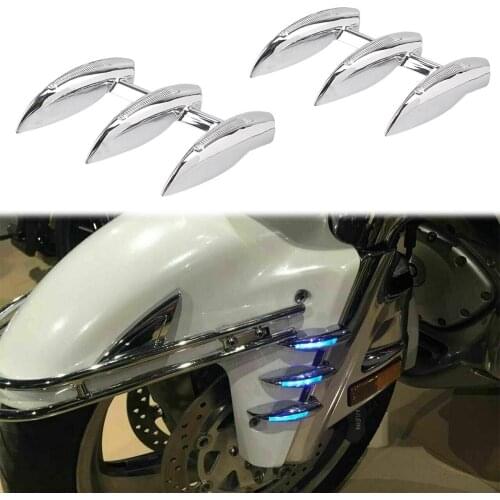 For Honda Fork Tower Accents Gold Wing Goldwing GL1800 2001-2011 Decoration Bokykits Parts Accessories Chrome