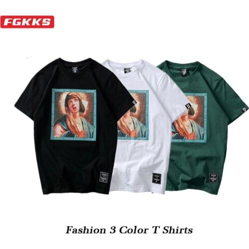 Мужские модные футболки FGKKS China At AliExpress