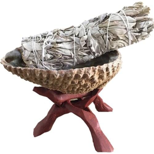 California White Sage and Abalone shell Home Cleansing Negativity Removal Pure Leaf smoky Purification White Sage home Fragrance
