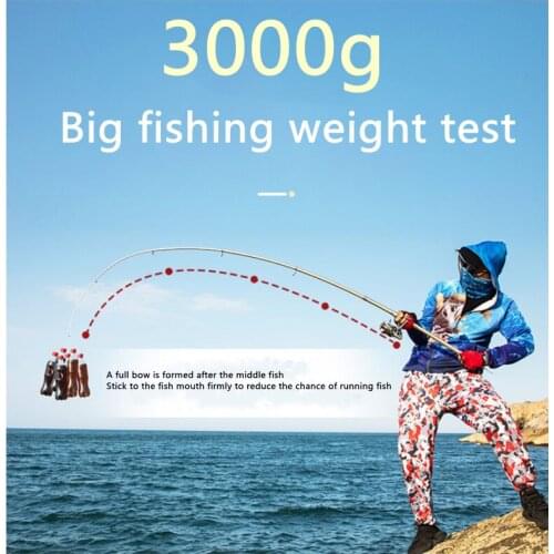 Carbon Telescopic 2.1-3.6m Multifunction Fishing Rod Portable Travel Spinning Fishing Pole Fishing Tackle