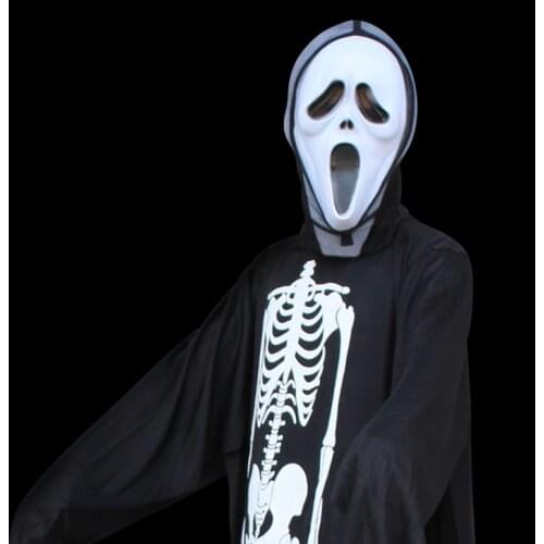 Horror Cosplay Halloween Costumes Scary Skeleton Print Childrens Horror Costume Party Adult Clothing Skull Ghost Clothing 2021