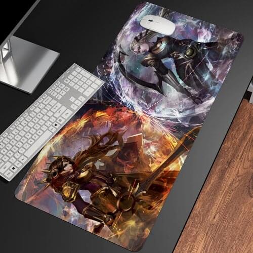 90x40cm League of Legends Kda Gaming Mouse Pad Computer Mat Desk Pad Gaming Accessories Mousepad Mouse pad keyboard mouse pad