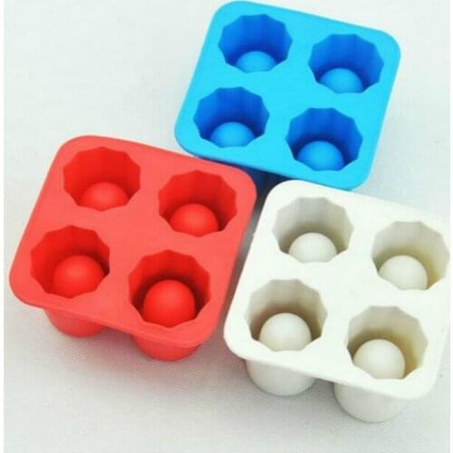 Cool Brain Shape Ice Cube Freeze Mold Ice Maker Mould Shooters Supplies Shot Glasses