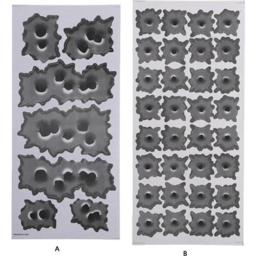 Car-styling Stickers Funny Decal 3D Bullet Hole Graphics Motor Auto Decoration