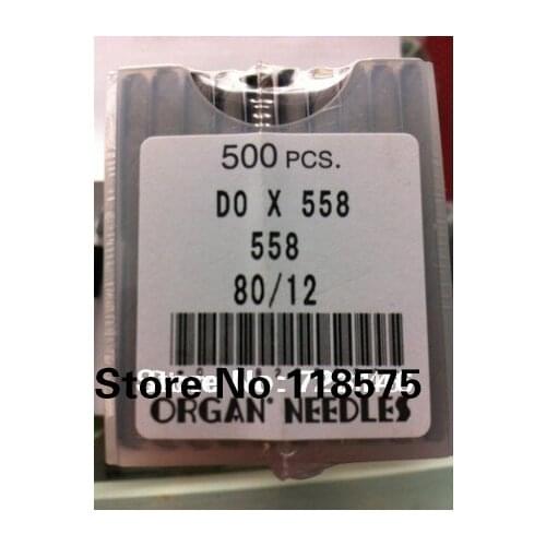 Not Insale Top Fasion Sewing Machine Stainless Circular One Set Organ Sewing Needle Dox558 Do*558 558 80/12 Sewing Machine Parts