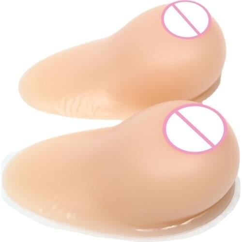 New Water Drop Crossdresser Silicone Breast Forms Boobs Breast Simulation Silicone Fake Breast False Drag Queen Prosthetic