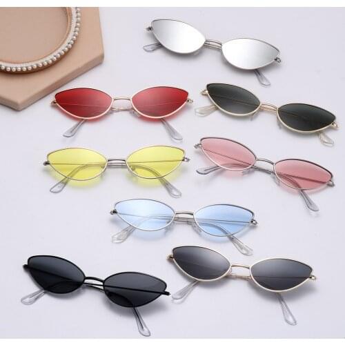 Retro Small Frame Ladies Sunglasse Women Multicolor Sunglasses Shades UV400 Eyewear for Outdoor Driving Glasses