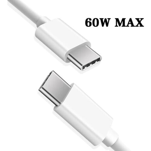 PD 60W 5A USB C To USB Type C Cable USBC PD Fast Charger Cord USB-C Type-c Cable For Xiaomi 10 Pro Samsung S20