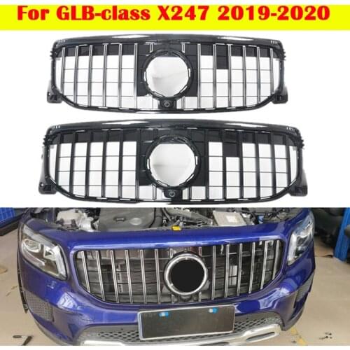 Car facelift Middle grille 2019-2020 ABS bumper GT style Center Grill GLB200 vertical bar For Mercedes-Benz GLB-Class X247