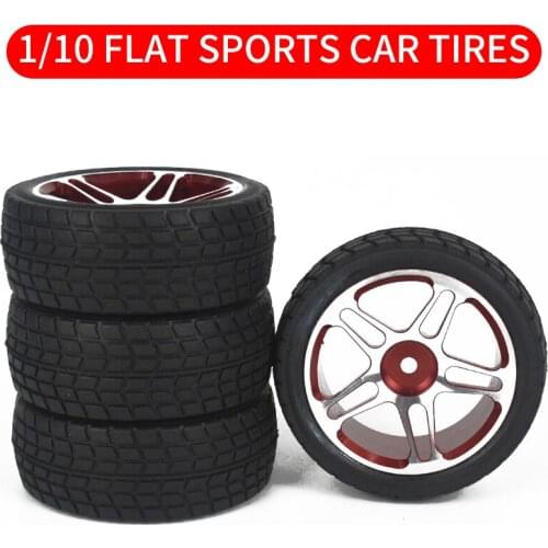 RC Remote Control Model Car 1/10 Flat Road Racing Cars Aluminum alloy Meatl Tire Tires Wheel 67mm*24mm Adapter 12mm F10426