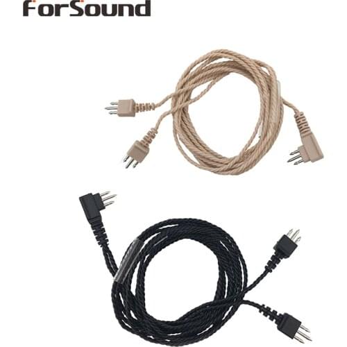 Siemens quality 3pin Y Cord For Body Aids Hearing Aid Receiver Wire Cable