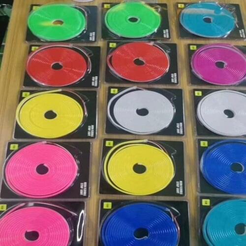 Led neon light DC12V 6mm Narrow LED Soft neon tube light bendable DIY Letters Waterproof neon lamp 6MMChristmas Kitchen light