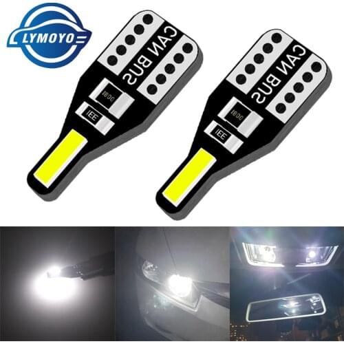 T10 W5W 194 168 Car Led Bulb Auto Led Interior Light Canbus Error Free Read Map Light Dome Lamp Trunk Lamp Wedge Lamp 6000K 12V