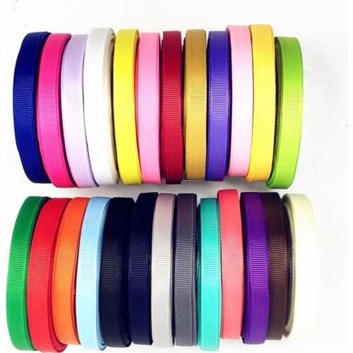 U PICK Colorful (5 yards/lot) 3/8" 10mm Grosgrain Ribbon Wholesale gift wrap Christmas decoration ribbons