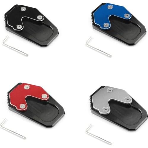Areyourshop CNC Kickstand Side Stand Plate Extension Enlarger Pad For BMW R1200RT 2014-2015 Motorcycle Accessories Parts