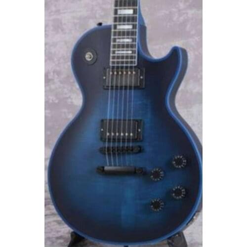 High-quality electric guitar, blue edging and blue logo, ebony fingerboard, fingerboard binding. EMG pickups, free shipping