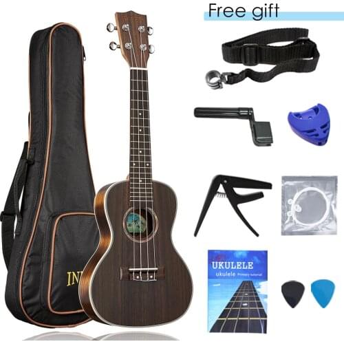 High Quality INITER 21/23/26 inch rosewood ukulele ukelele guitar Suitable for beginner There are soprano/concert/tenor options
